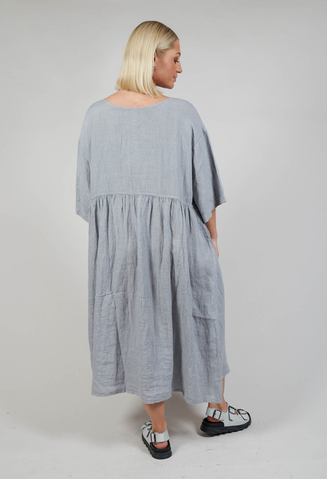 Smock Dress In Grey