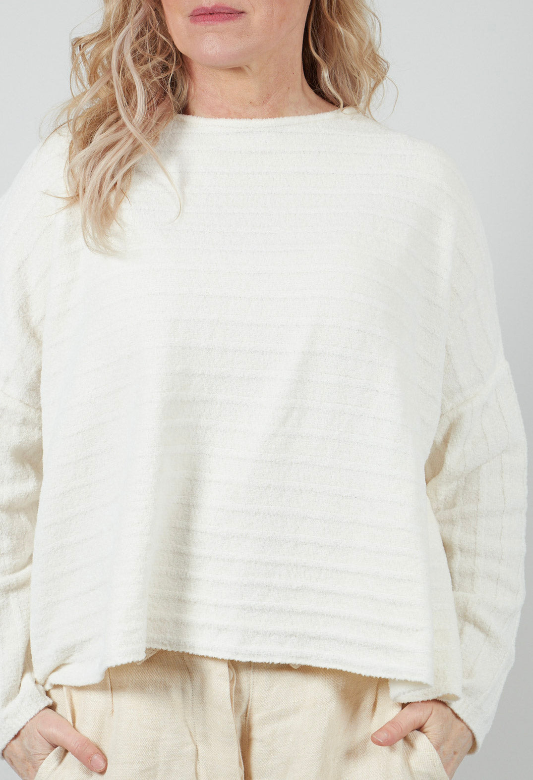 Smoothie Pullover in Off White