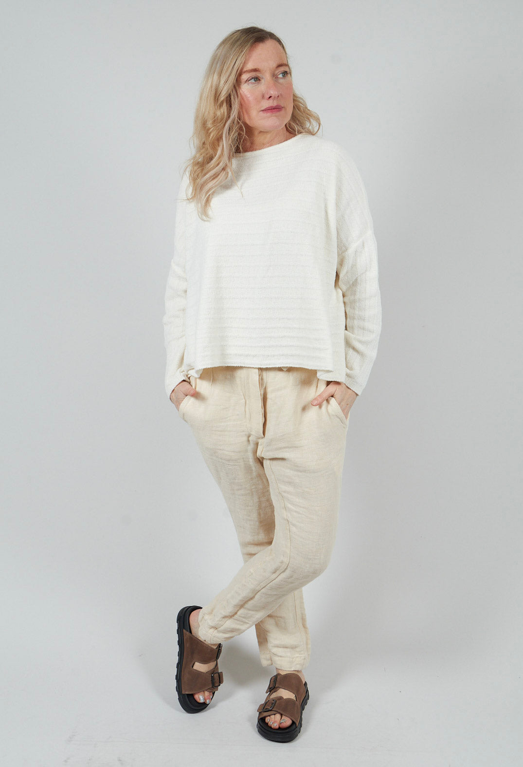 Smoothie Pullover in Off White