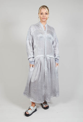 Stitch Smock Dress in Original Grey