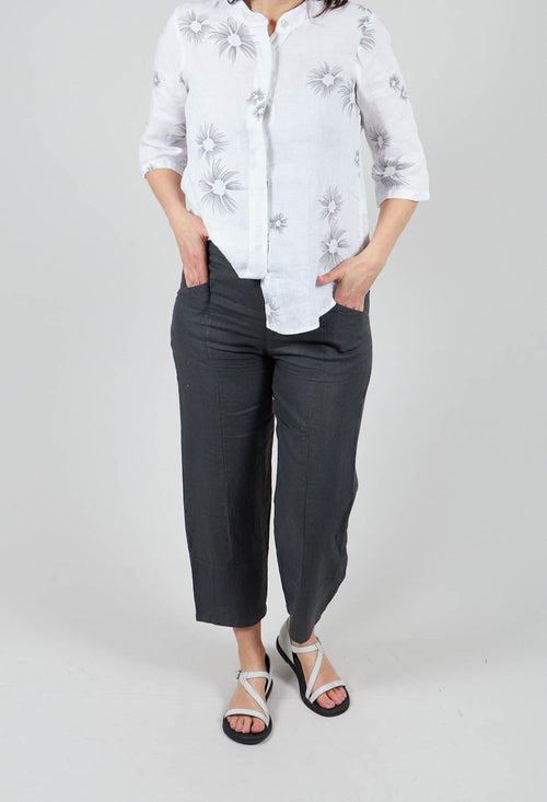 Straight Leg Trouser in Anthracite