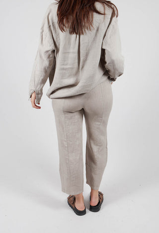 Straight Leg Trouser in Beige