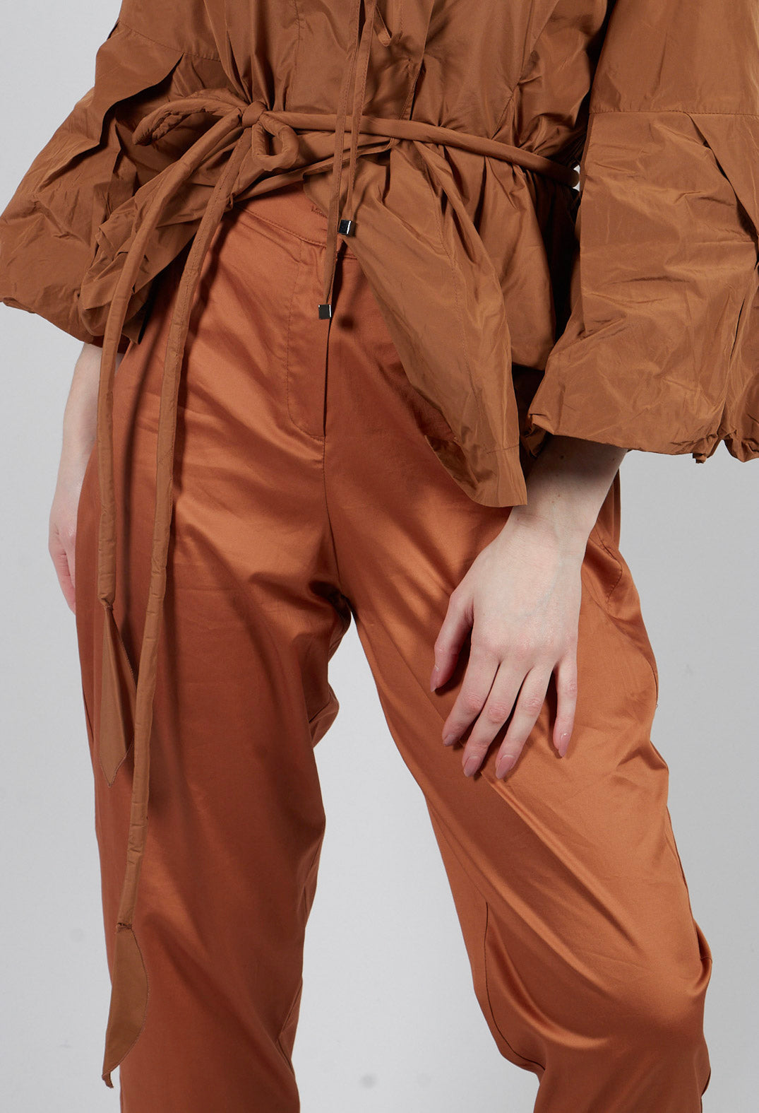 Straight Leg Trouser in Bronze