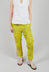 Straight Leg Trouser in Lime Green
