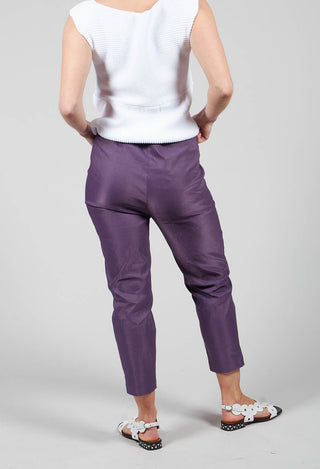 Straight Leggings in Deep Purple