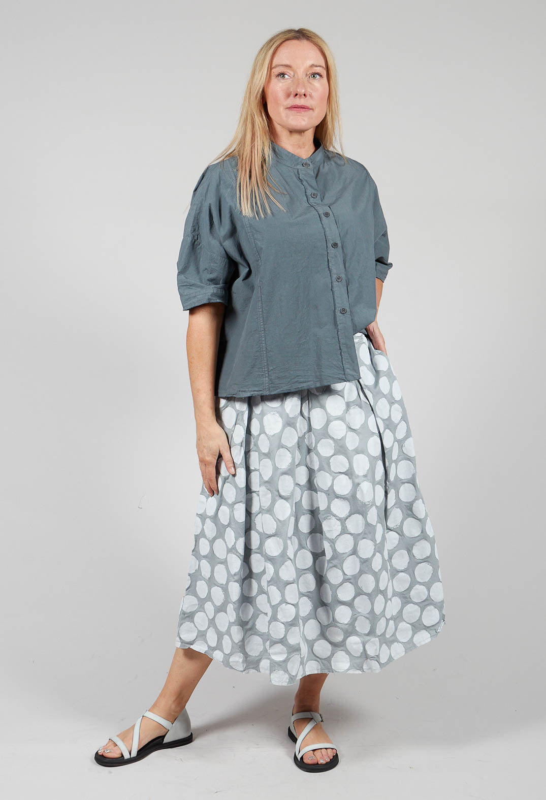 Straight Skirt in Ghiaccio