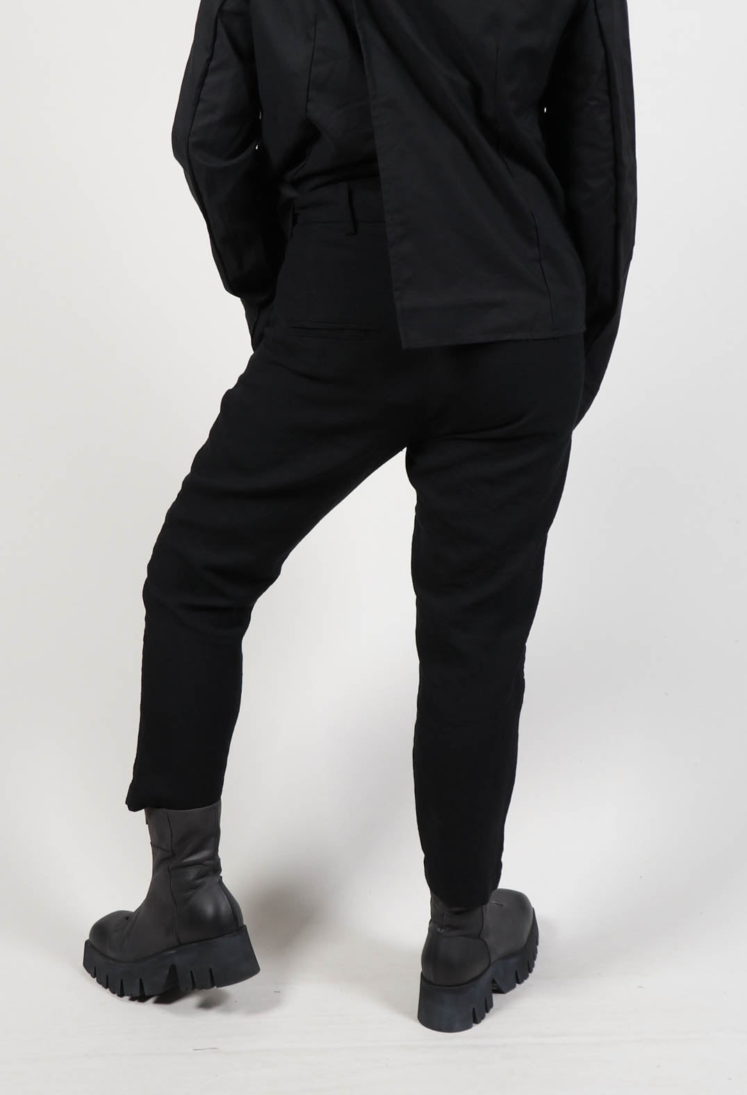 Straight Trousers in Black