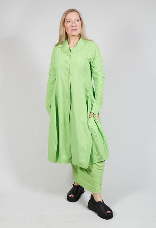Stretch Fit Coat in Lime