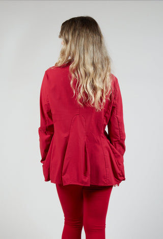 Stretch Fit Jacket in Chili