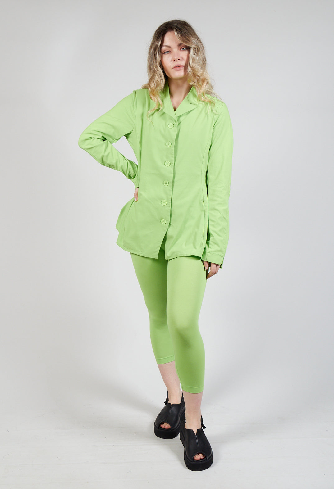 Stretch Fit Jacket in Lime