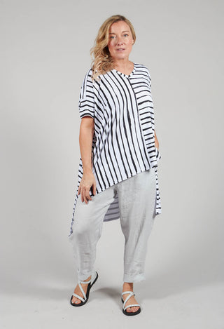 Stripe Tunic in White