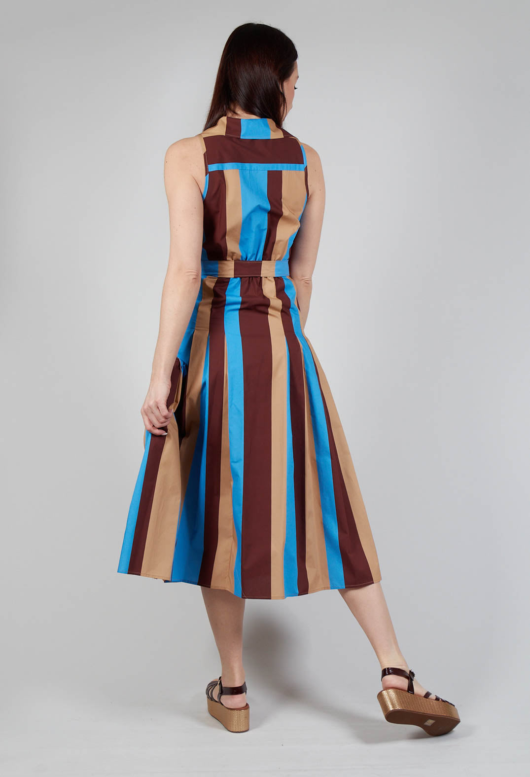 Striped Chemiser Dress in Stripe Print