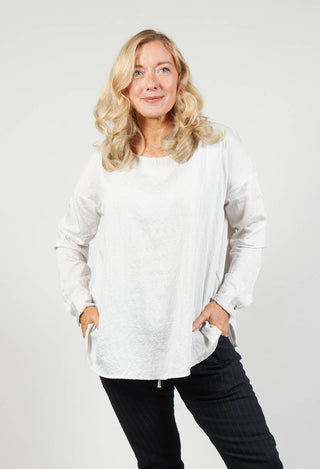 Stripped Shirt in Off White