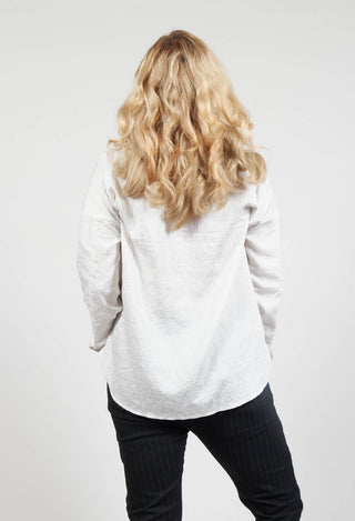 Stripped Shirt in Off White