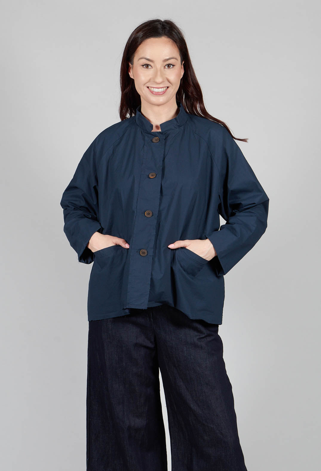 Structured Jacket Aequamente Structured Jacket in Abisso | Olivia May