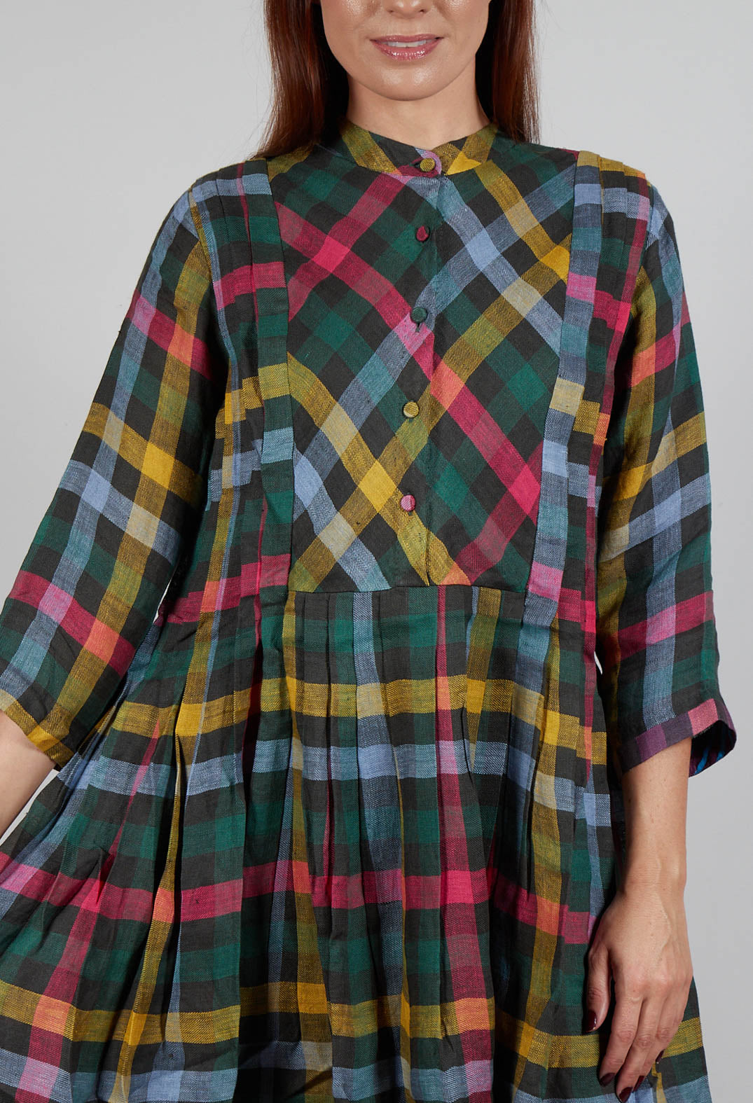 Sunny Dress in Green Multicolour