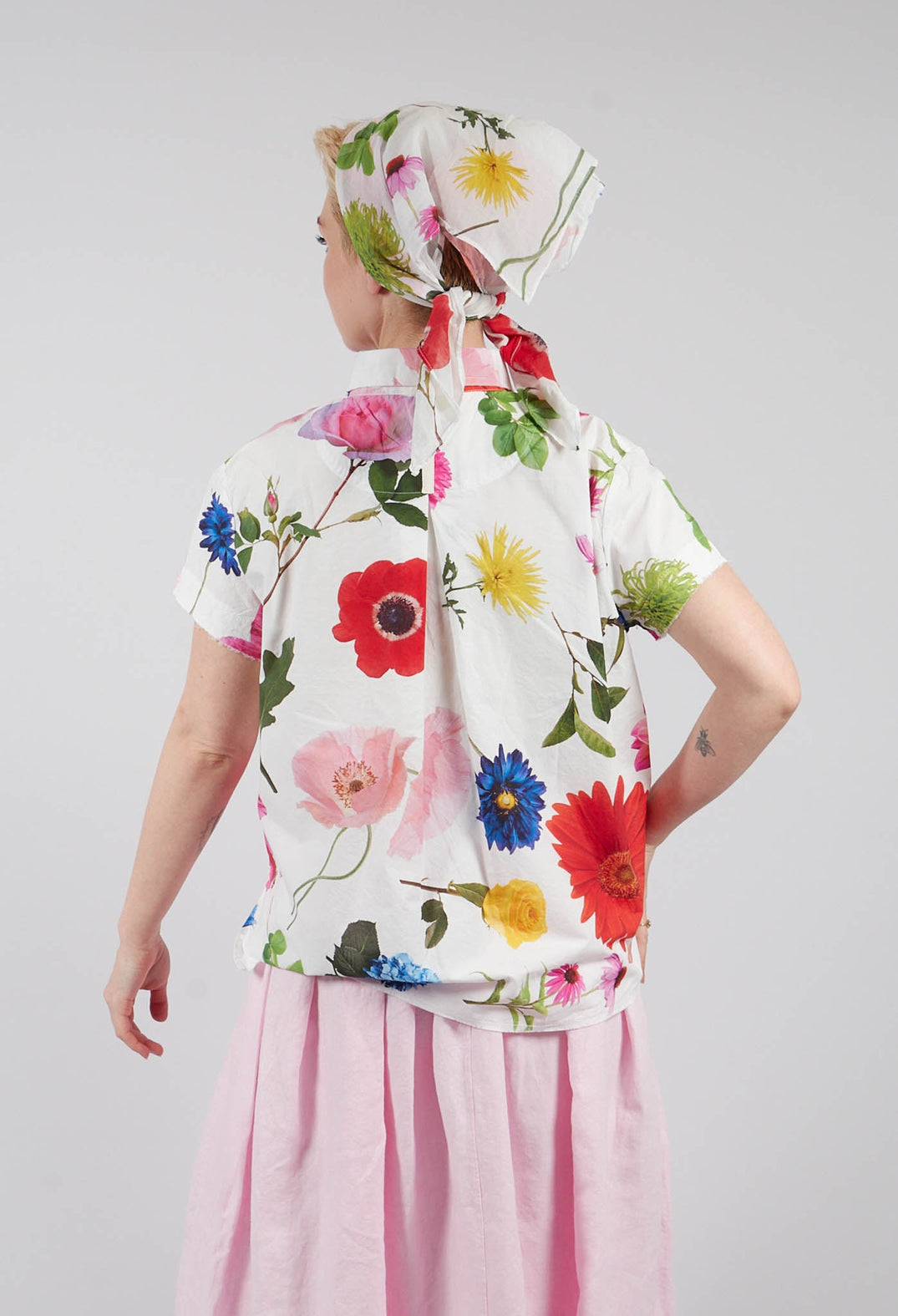 Sutton Printed Shirt in Flowers