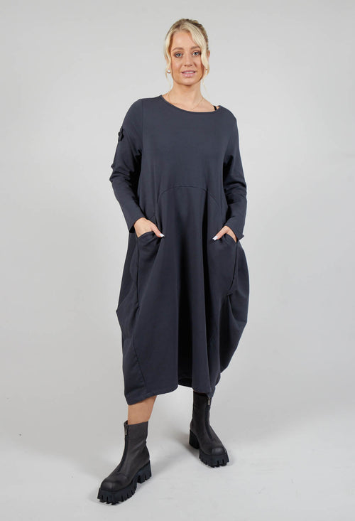 Sweat Dress in Anthra