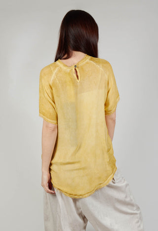 T Shirt in Tinto Freddo Gold