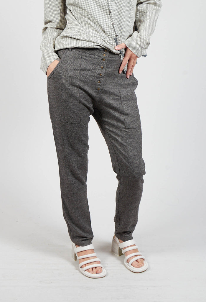 Kinloss Trousers with Buttons Up Front in Unique