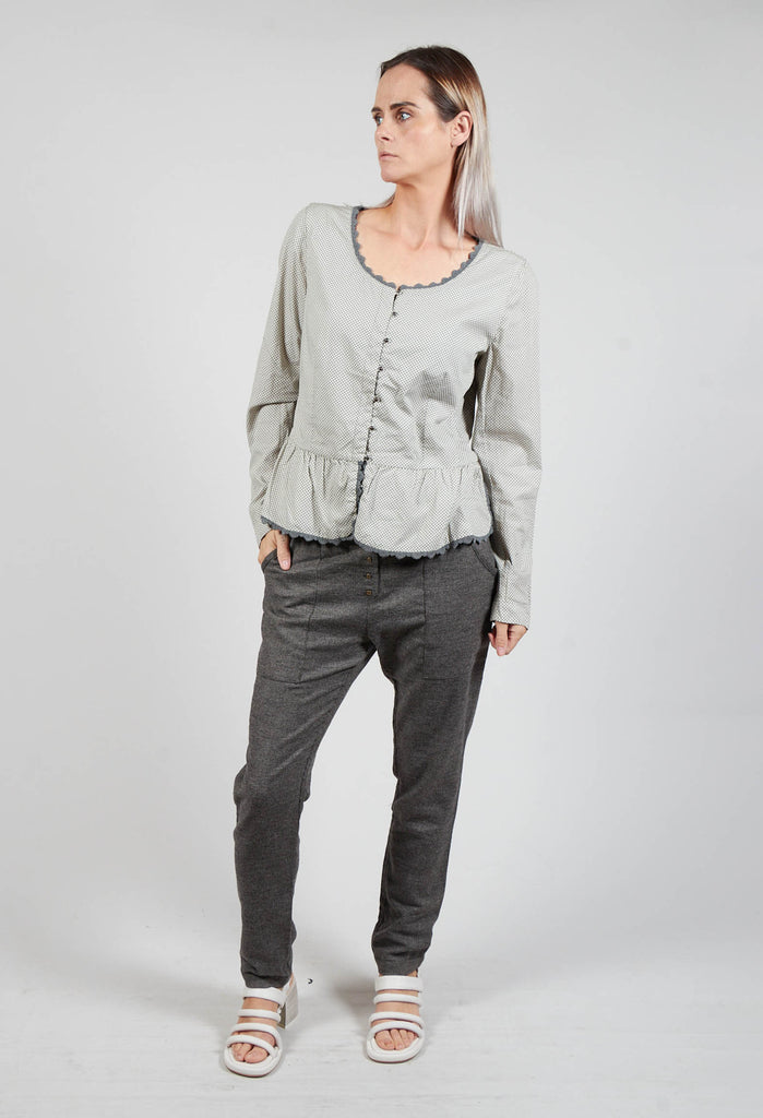 Kinloss Trousers with Buttons Up Front in Unique