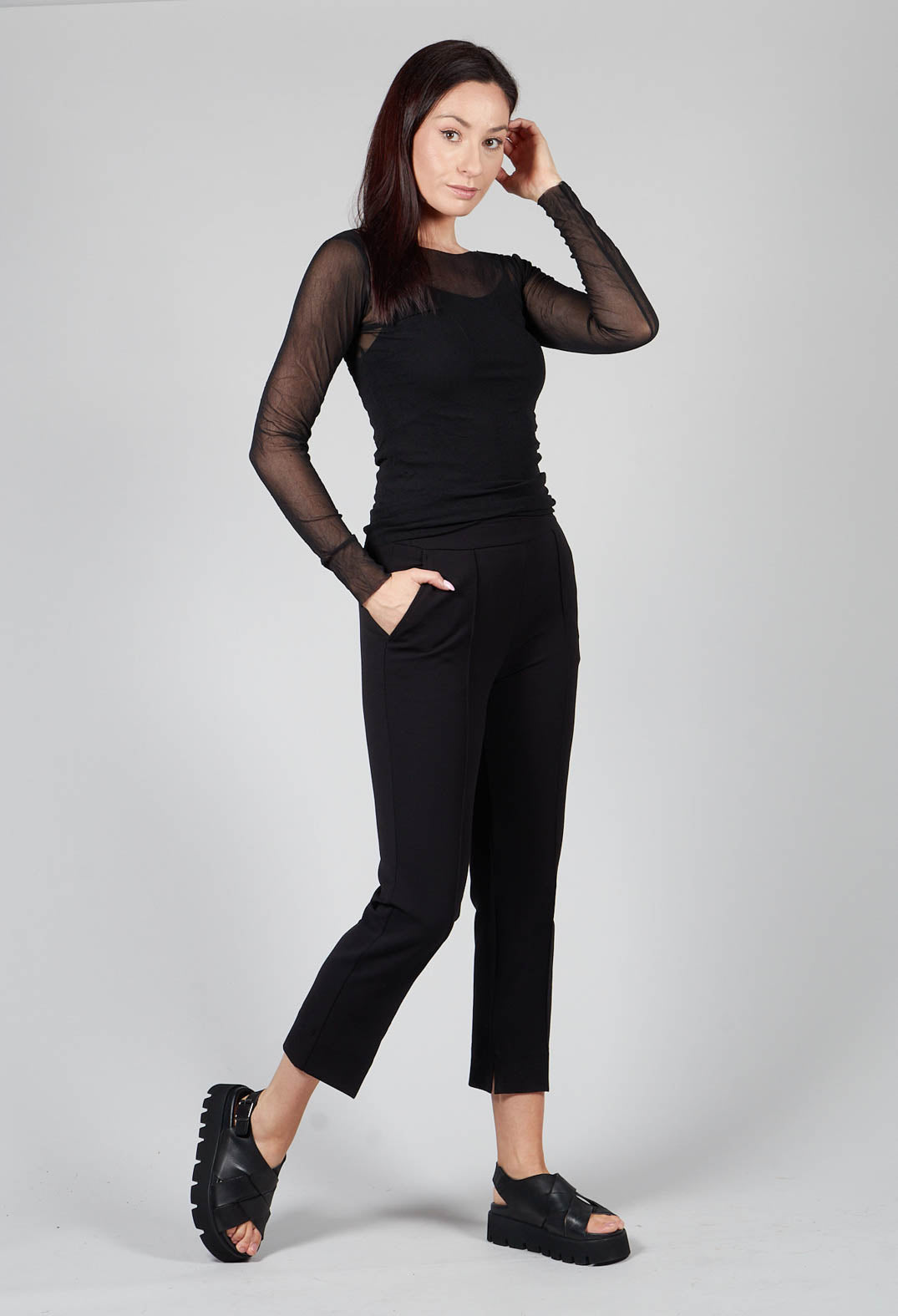 TIKS Trousers in Black