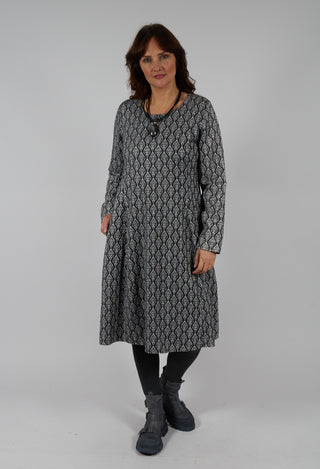 Patterned Midi Dress in Flint