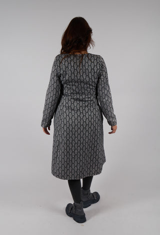 Patterned Midi Dress in Flint