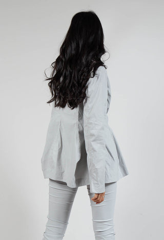 Tailored Fit and Flare Jacket in Grey