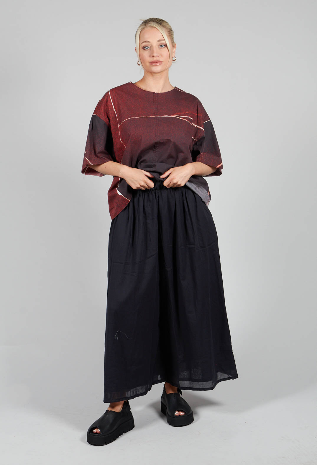 Tanto Trousers in Off Black