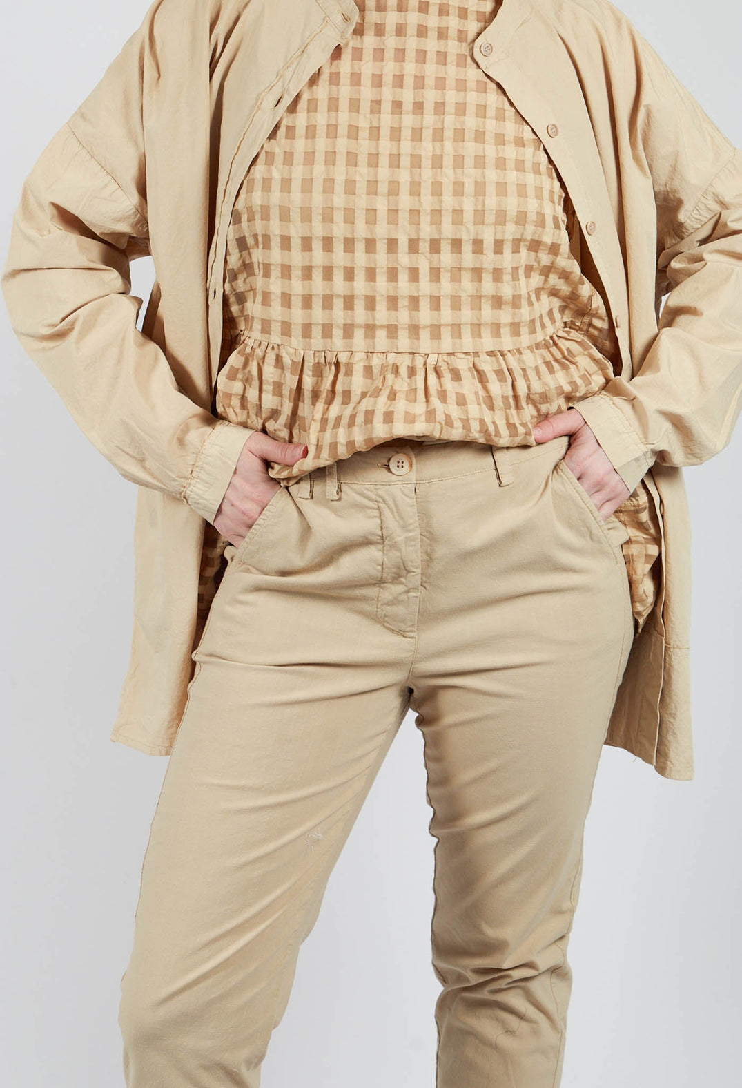 Tapered Leg Trouser in Juta