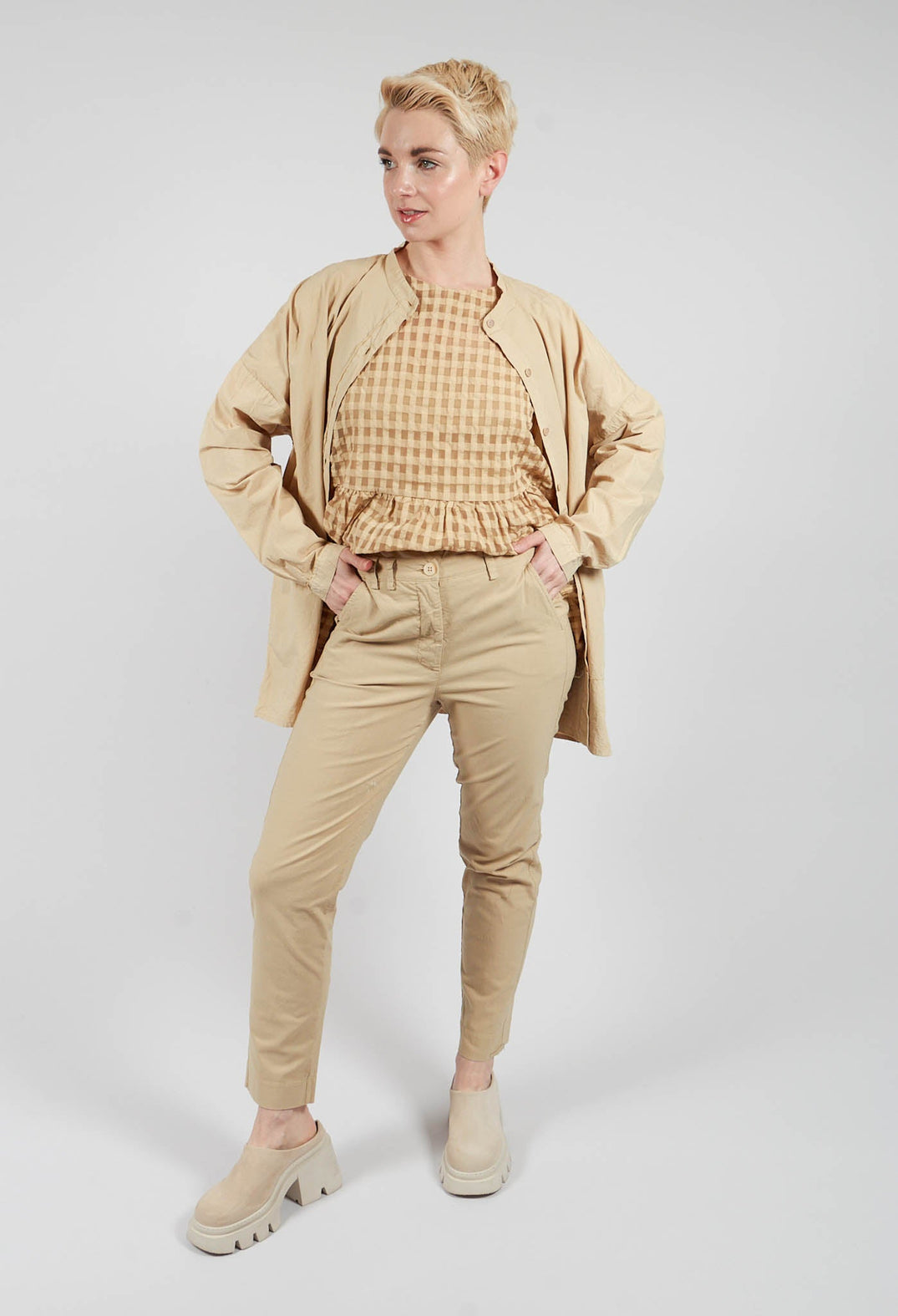Tapered Leg Trouser in Juta