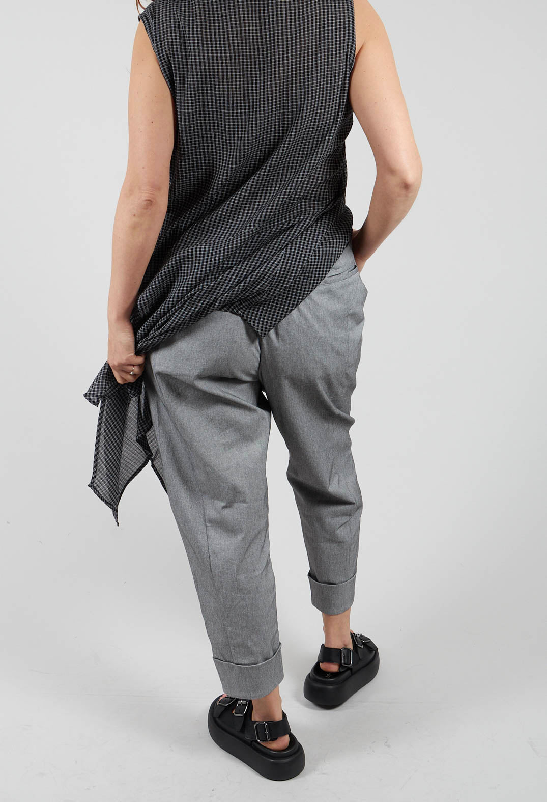 Tapered Trousers in Black