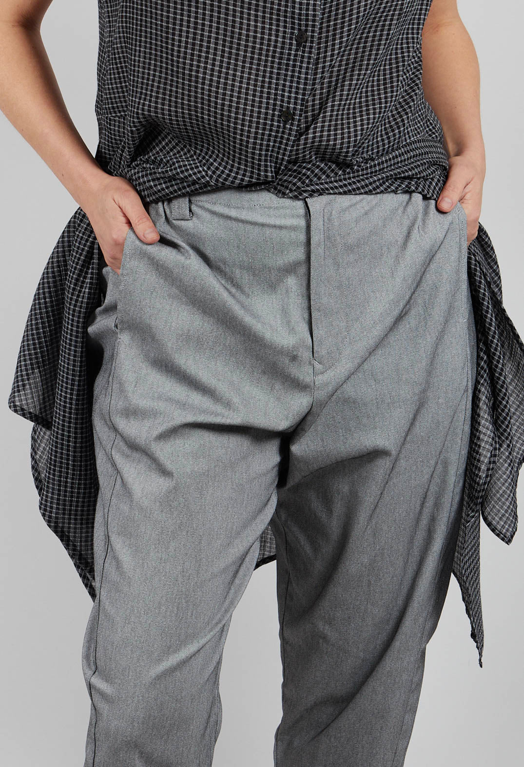 Tapered Trousers in Black