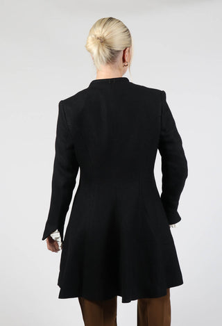 Tba Short Coat in Black
