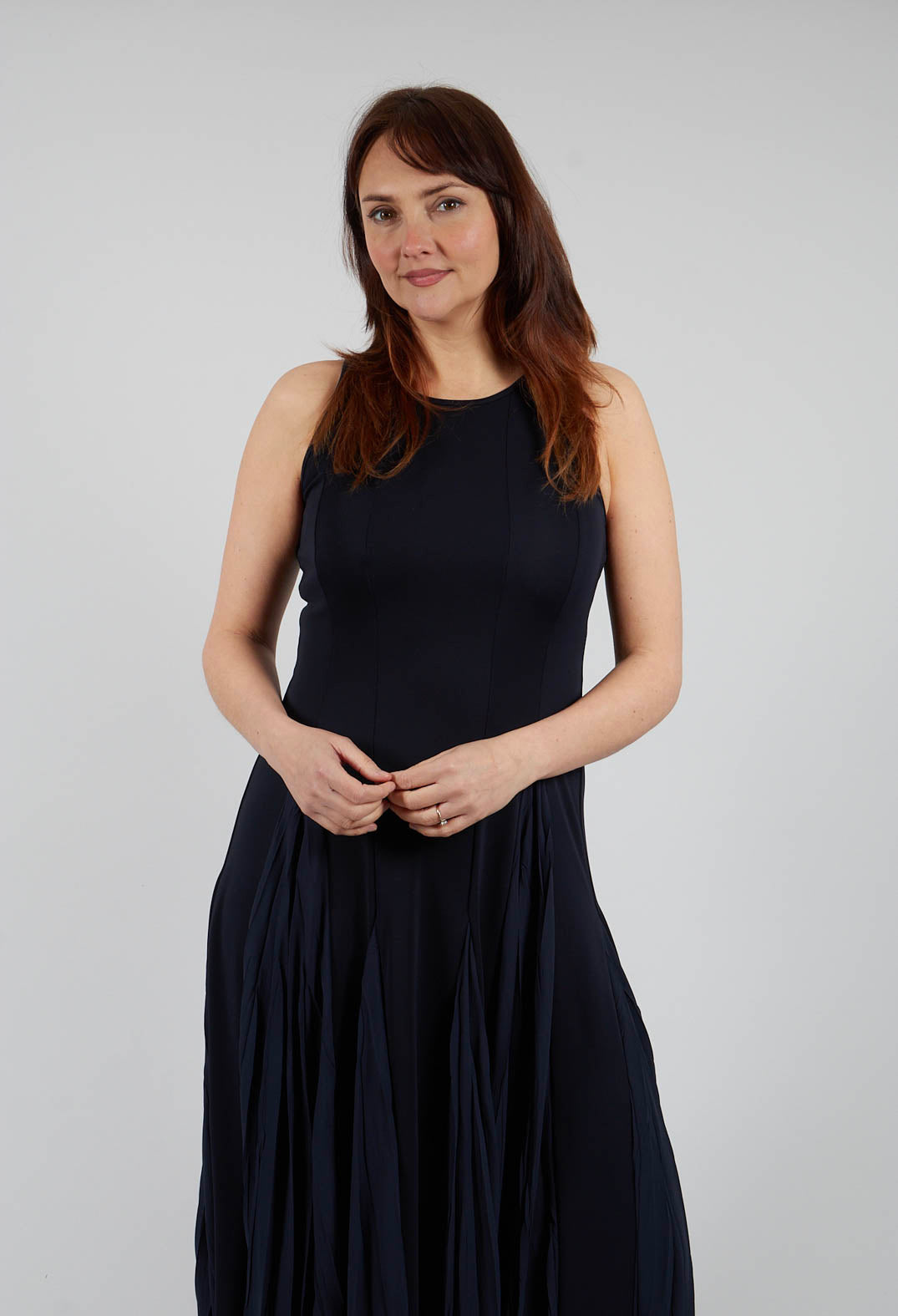 Tebe Jersey Dress in Eclipse