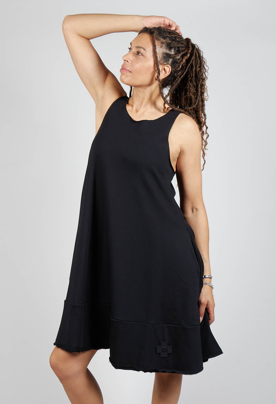 Terry Dress in Black