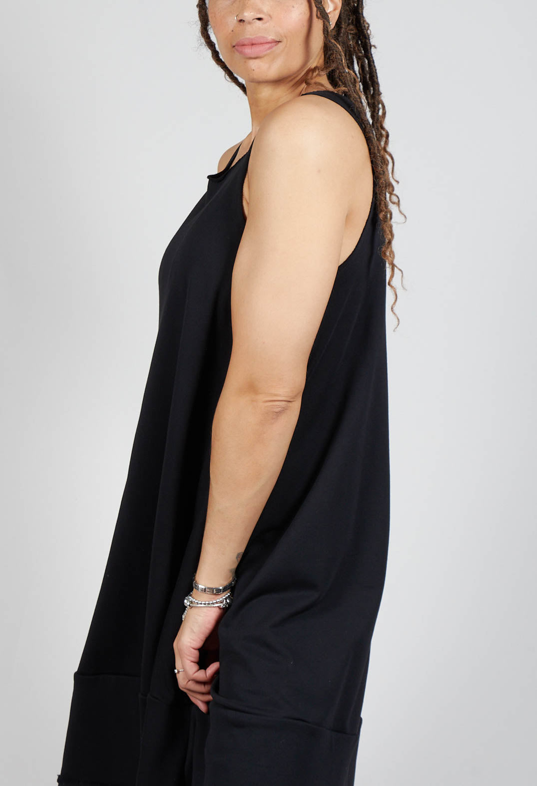 Terry Dress in Black