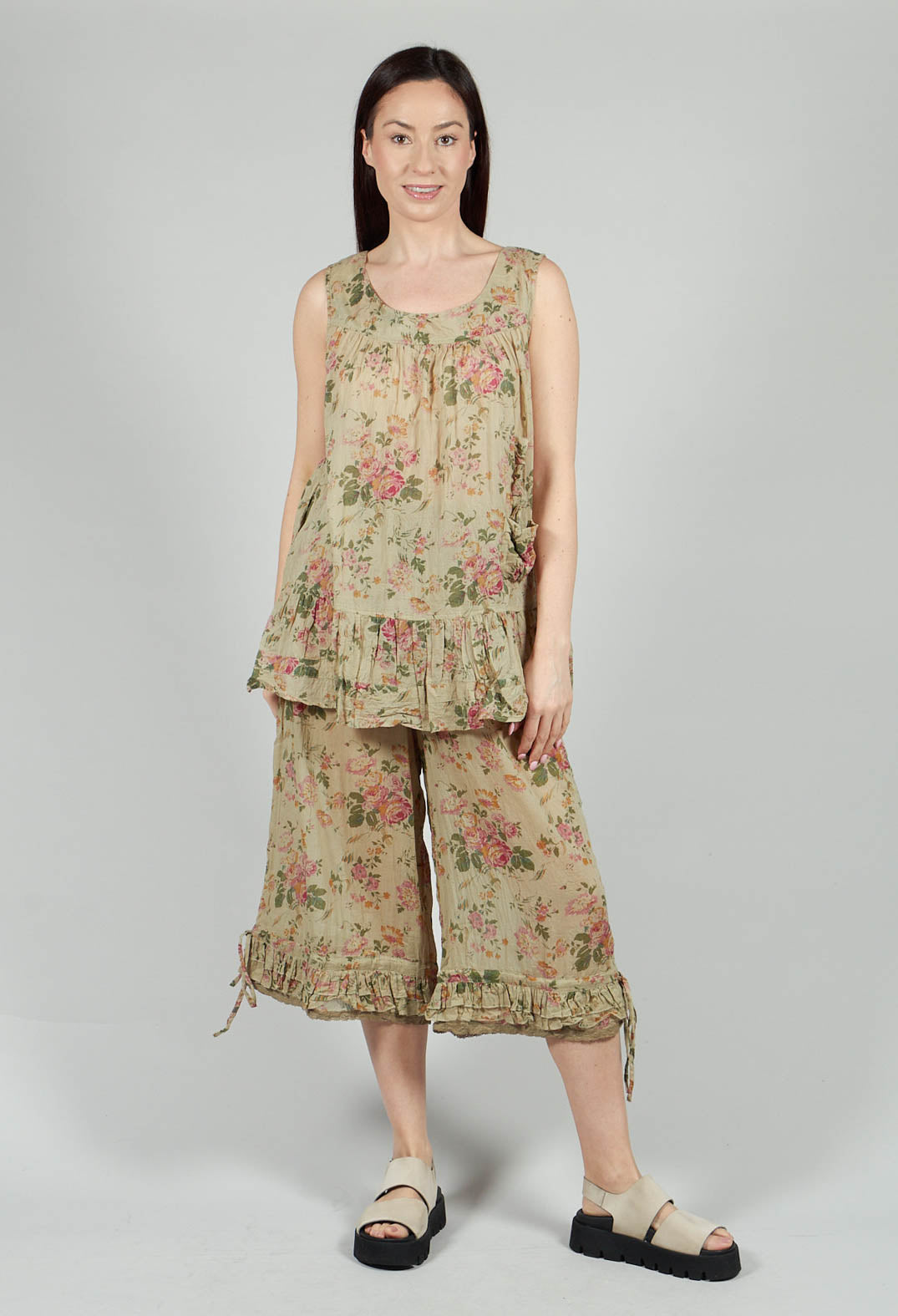 Teva Top in Almond Flowers