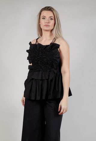 Textured Blouse in Black