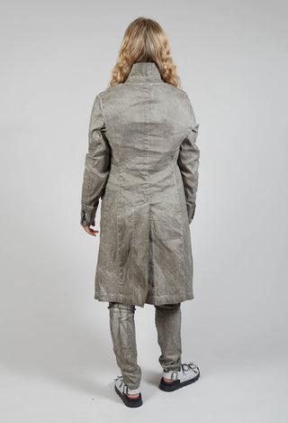 Textured Coat in Hay Cloud