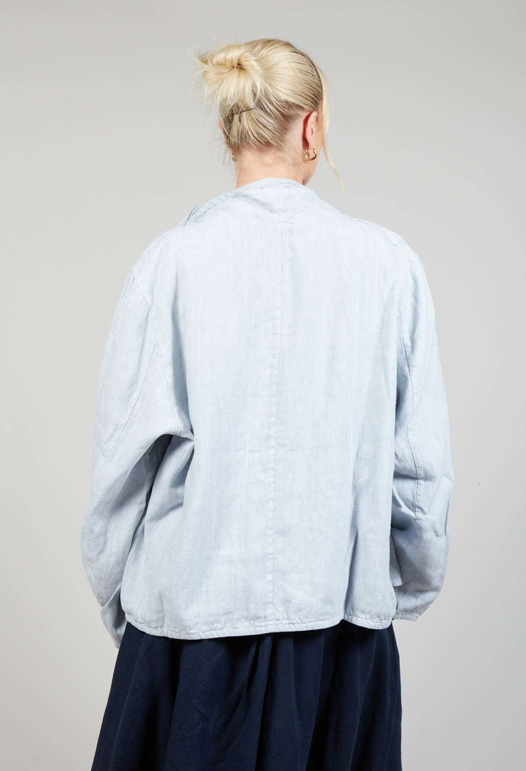 Textured Jacket in Original Cool Blue