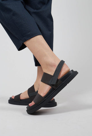 Thaisalf Sandals in Caviar