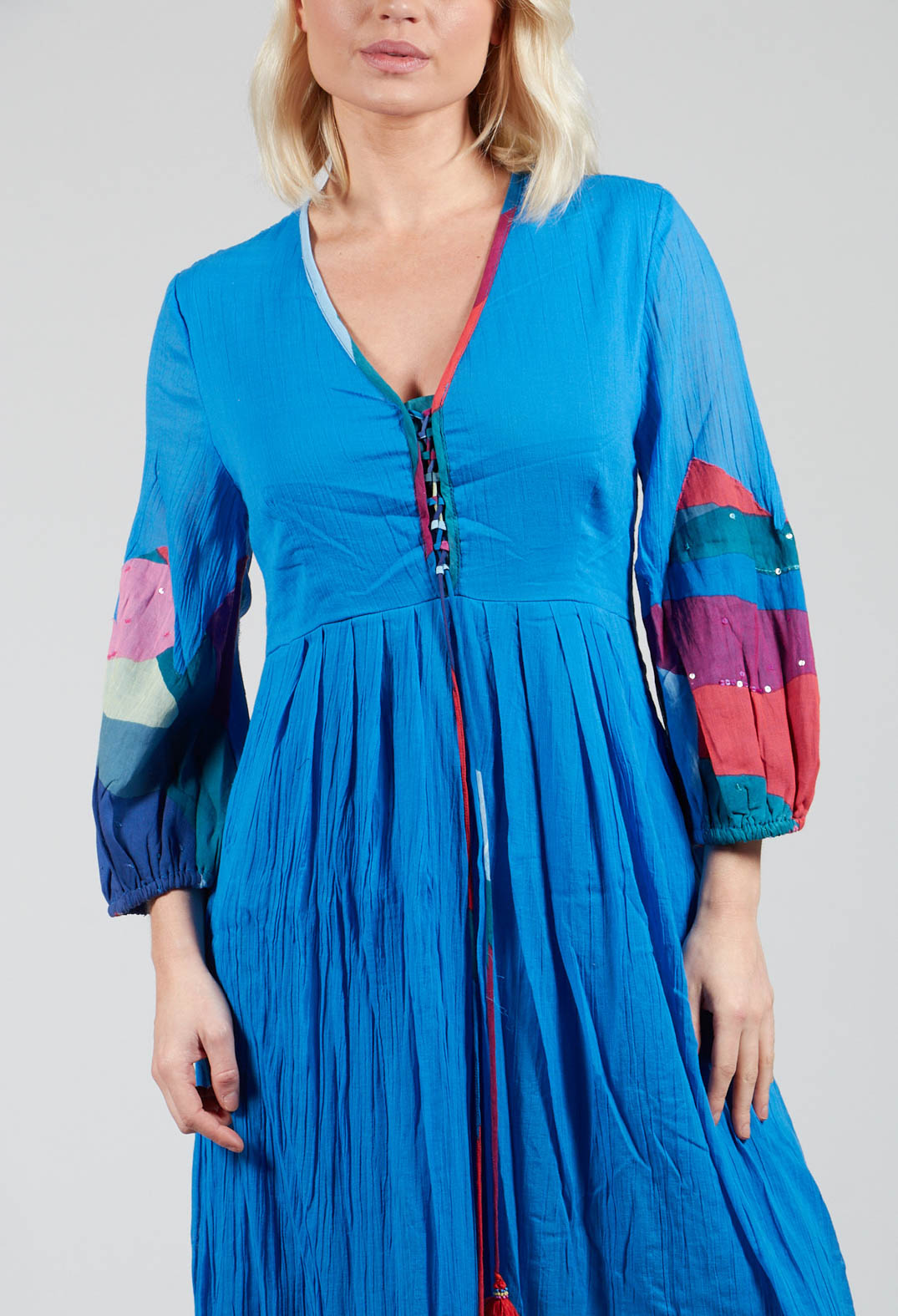 Theatral Dress in Bleu and Petr