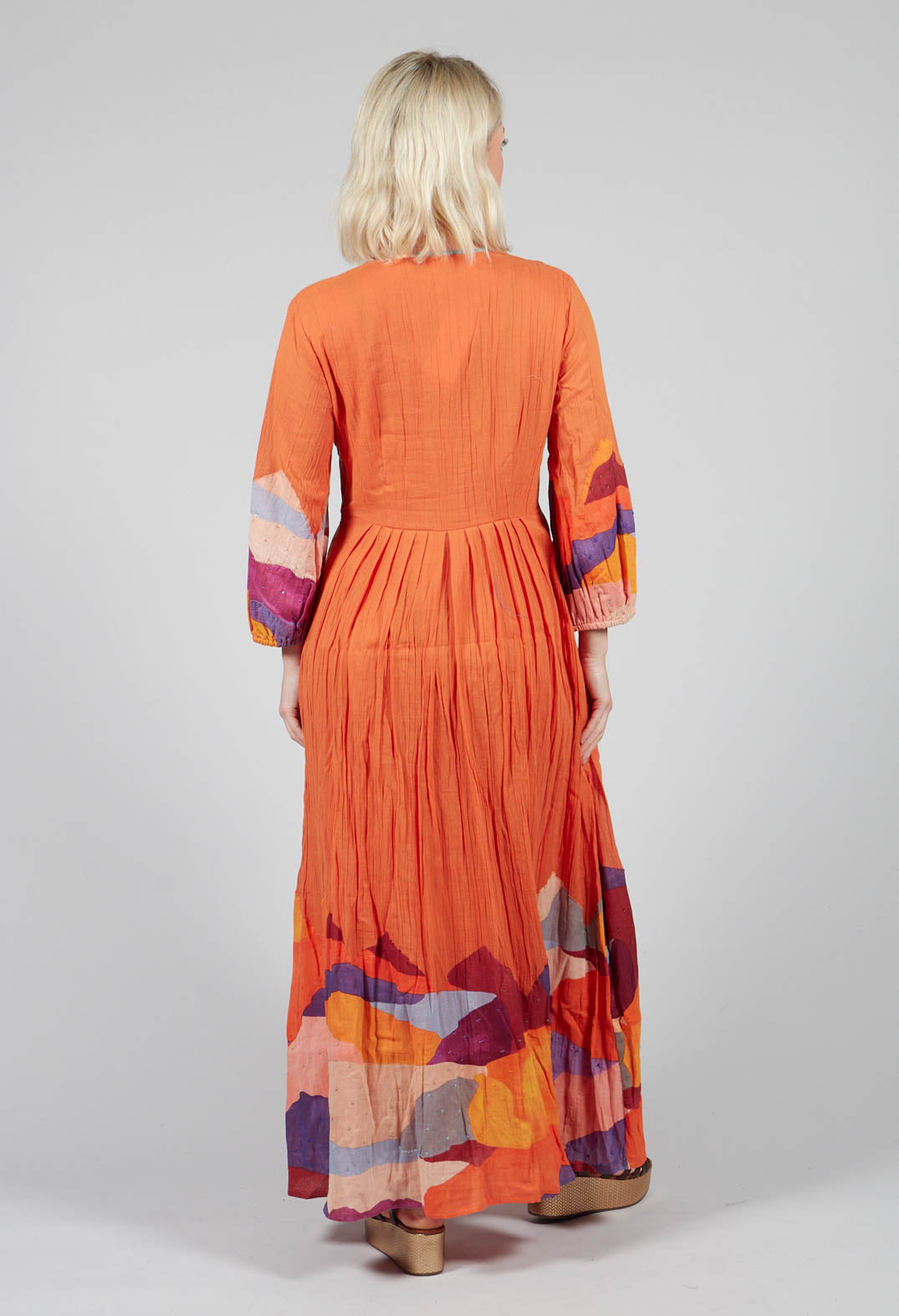 Theatral Dress in Orange