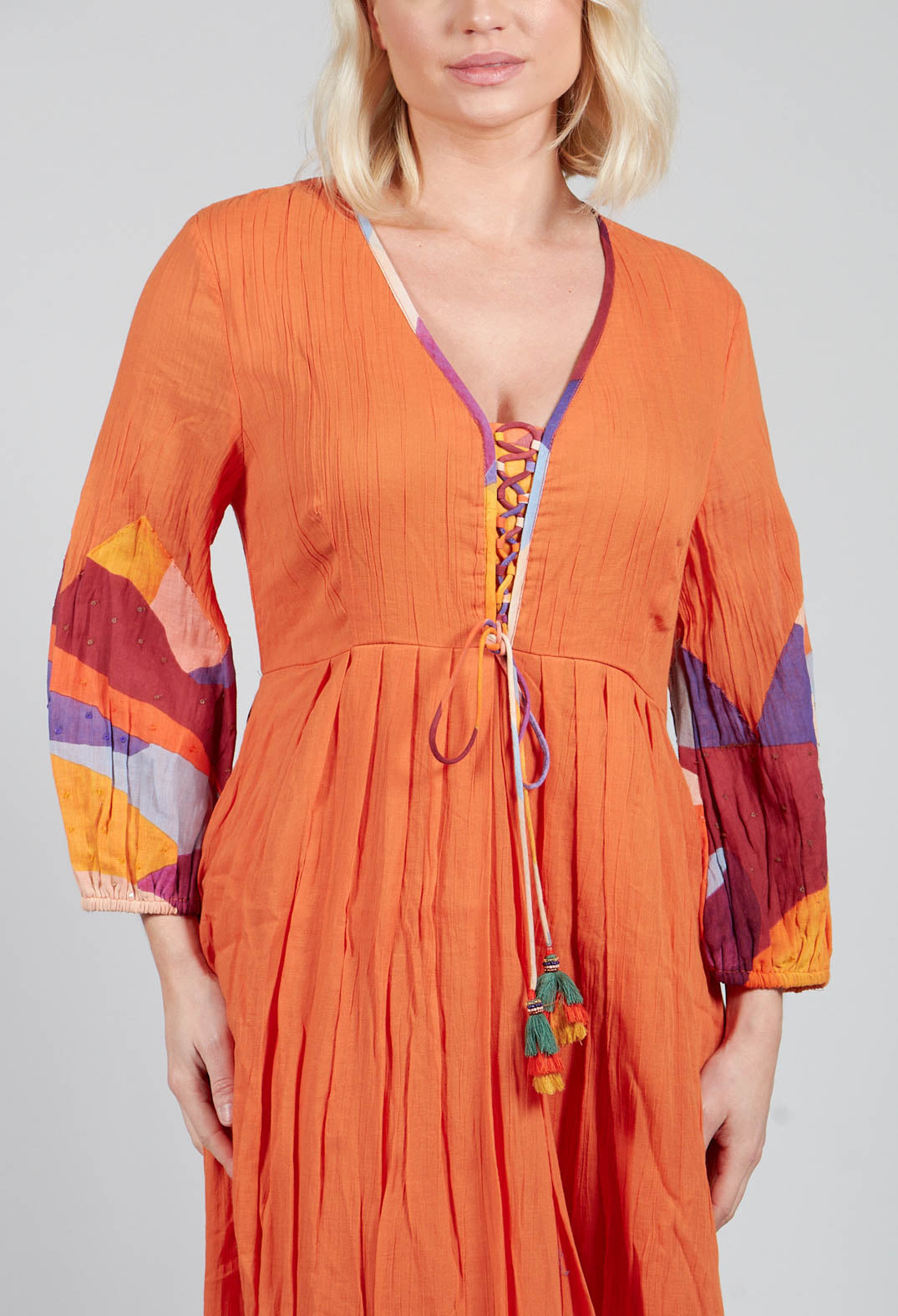 Theatral Dress in Orange