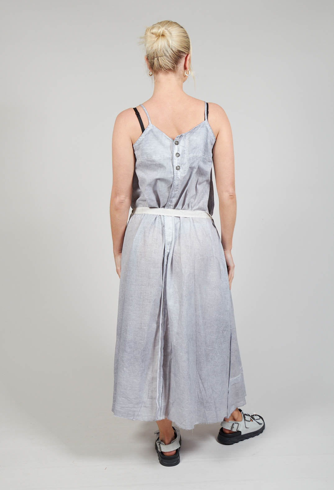 Tie Dress in Original Grey