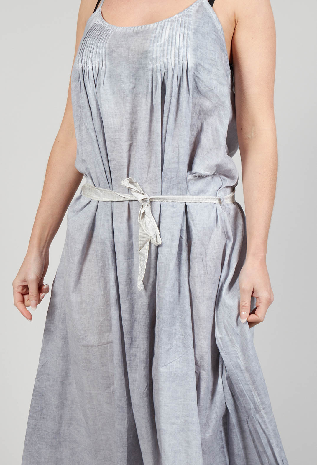 Tie Dress in Original Grey