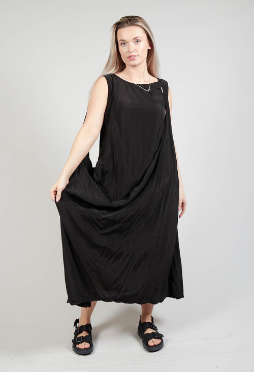 Toga Dress in Black