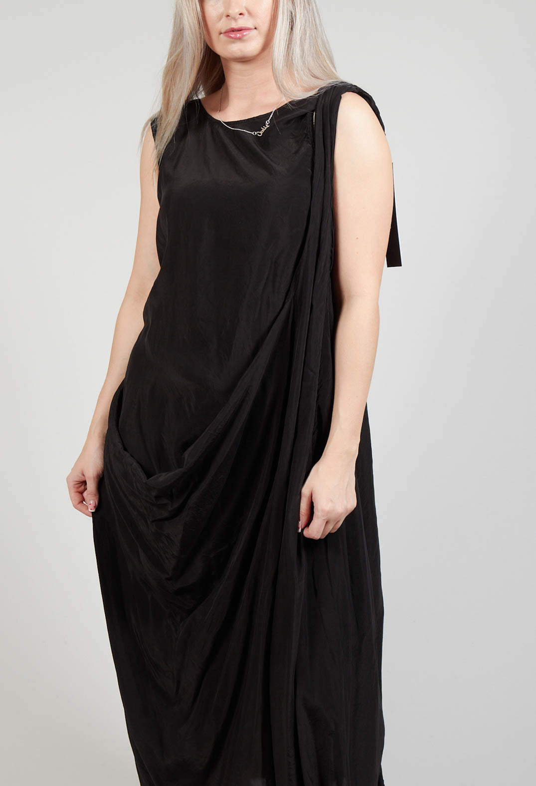 Rundholz Mainline Toga Dress in Black | Olivia May Rundholz Mainline Toga Dress in Black | Olivia May